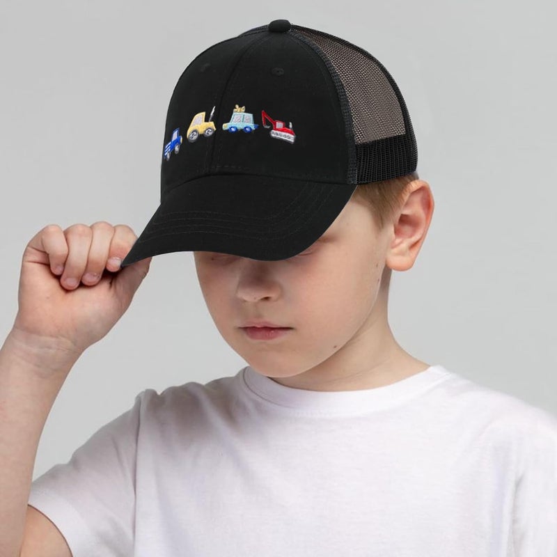 EDCYF Kids Boys Girls Embroidered Baseball Caps Baby Sun hat Toddler Dinosaur Trucker Hats Summer Hats（3-8years - Image 2